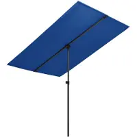 vidaXL -Parasol mit Aluminiumpol 2x1,5 m Azure Blau