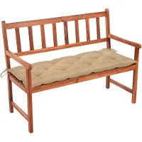 vidaXL Banc de jardin avec support 120 cm bois massif acacia