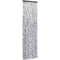 vidaXL Rideau anti-insectes brun et beige 56x185 cm chenille