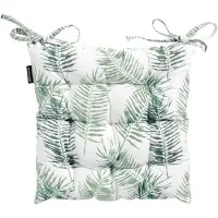 Madison Galette de Chaise Madison Toscane Outdoor Flora Green (46 x 46 cm)