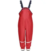 Playshoes Salopette marine / gris clair / rouge