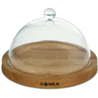 Boska Planche à servir ronde Amis avec Stolp - Chêne durable - Marron - Ø 23,8 cm