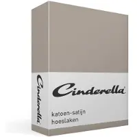 Cinderella Drap-Housse Cinderella Taupe (Satin)-180 x 210 cm