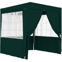 vidaXL -Partyzelt mit Seitenwänden Professional 90 g m² 2.5 x 2.5 m Grün