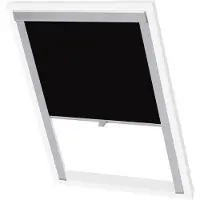 vidaXL Store d'obscurcissement noir MK04