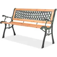 vidaXL Banc de jardin 122 cm bois