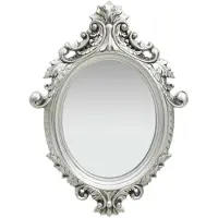 vidaXL Miroir mural style château 56x76 cm Argenté