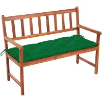 vidaXL Banc de jardin avec support 120 cm bois massif acacia
