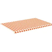 vidaXL Toile de store jaune et orange 5x3 m