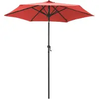 vidaXL Parasol Terracotta 200 x 224 cm Aluminium