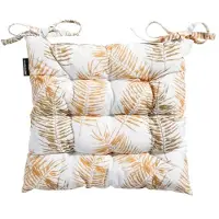 Madison Galette de Chaise Madison Toscane Outdoor Flora Yellow (46 x 46 cm)