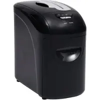 vidaXL Déchiqueteuse de papier 10 feuilles à micro-coupe Noir
