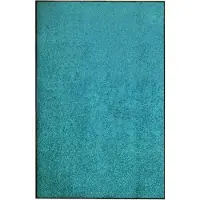 vidaXL Paillasson lavable Cyan 120x180 cm
