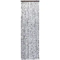 vidaXL Rideau anti-insectes brun et beige 118x220 cm chenille