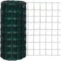 vidaXL Clôture de jardin Grille grillagée Grille soudée 25x0,8m