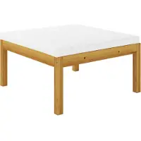 vidaXL Tabouret de jardin avec revêtement en bois massif d'acacia