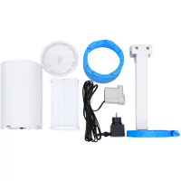 vidaXL Piscine Ecumeur suspendu et pompe avec adaptateur 16 cm Plastique