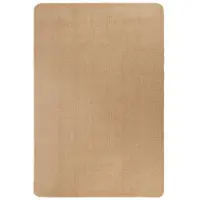 vidaXL Tapis en jute avec support en latex 160x230 cm Naturel