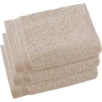 De Witte Lietaer Serviette invité De Witte Lietaer Contessa Sand (40 x 60 cm) (Lot de 3)