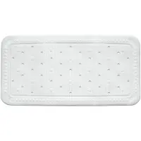 kela Tapis Antidérapant Kela Kreta Bad White (72 x 36 cm)