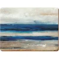 Creative Tops Blue Absract Large Premium Pack Of 4 Placemats Bleu
