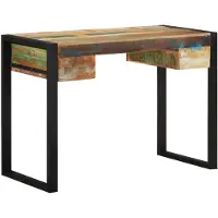 vidaXL Bureau en bois récupéré par Lumarko