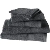 De Witte Lietaer Gants de Toilettes De Witte Lietaer Hélène Ebony 21 (Set de 6)