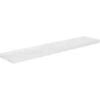 vidaXL Étagère murale flottante Blanc brillant 120x23,5x3,8 cm MDF