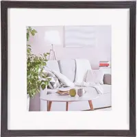 Henzo Cadre photo Moderne - 60x60cm - Brun foncé