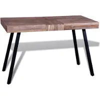 vidaXL Table Teck recyclé