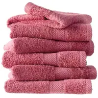 De Witte Lietaer serviette Hélène100 cm coton fuchsia 6 pièces
