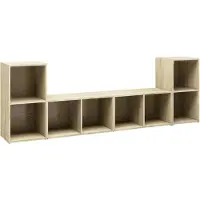 vidaXL Armoires TV 4 pièces chêne Sonoma 72x35x36,5 cm Bois composite