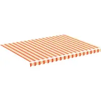 vidaXL Toile de store jaune et orange 4x3 m
