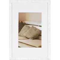 Henzo Bois flotté 30x45 Cadre blanc -
