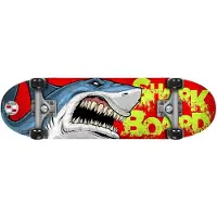 Stamp SKATEBOARD 28" x 8" Shark