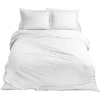 Ten Cate Premium - Enveloppe de couette 240 x 220 coton - Enveloppes de couette - Enveloppe de couette 240 x 220 - Satin - White Whisper - White