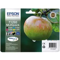 Epson T1295 Easy Mail Packaging - Pack de 4 - noir, jaune, cyan, magenta - originale - boîte - cartouche d'encre - pour Stylus SX230, SX235, SX430, SX438; WorkForce WF-3010, 3520, 3530, 3540...