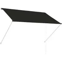 vidaXL Auvent rétractable 200x150 cm Anthracite
