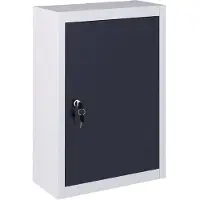 vidaXL Armoire à outils murale Style Industriel Métal Gris et noir