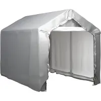 vidaXL Tente de stockage 180x300 cm Acier gris
