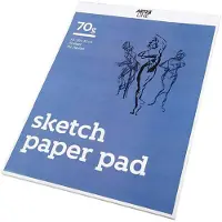 Creativ Company Bloc-notes blanc A3 70gr, 70 feuilles