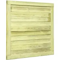 vidaXL Portail de jardin Bois de pin imprégné 100x100 cm