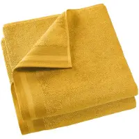 De Witte Lietaer Serviette de Douche De Witte Lietaer Stéphanie Golden Yellow (Set de 2)