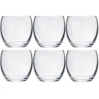 COSY&TRENDY Lot De 6 Verres À Eau, Transparent, 34 Cl