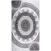 vidaXL Tapis lavable antidérapant 190x300 cm multicolore