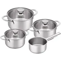 Brabantia Futura Batterie de Cuisine 4 Pièces