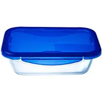 Pyrex Récipients alimentaires - avec couvercle - Cook & Go - low - 800 ml - 3 pièces