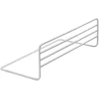 Fenss Barre de sécurité de lit réglable Trombone Blanc 64604