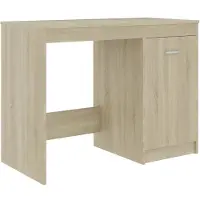 vidaXL Bureau Chêne Sonoma 100x50x76 cm Bois composite