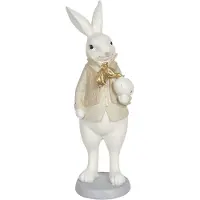 Clayre & Eef Décoration lapin garçon 10 x 10 x 25 cm 6PR3172